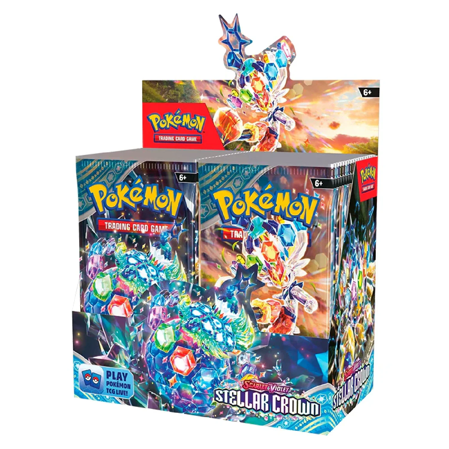 Pokemon TCG: Stellar Crown - 6x Booster Box [Sealed Case] - Image 3